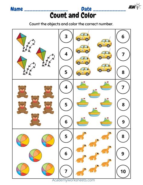 counting worksheets for kindergarten|Iba pa.